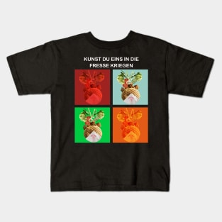 Kebap: Kunst eins in die Fresse Kriegen Kids T-Shirt